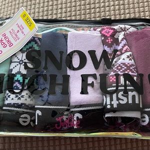 Fun Soft cotton stretch girls bikini underwear. Comes with a reusable bag.